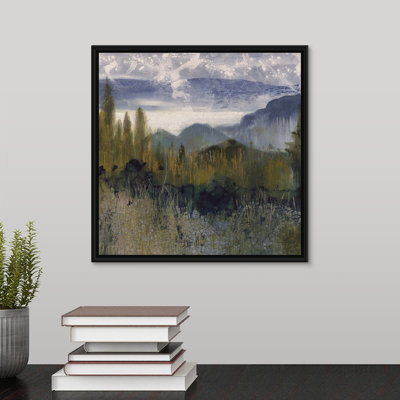« distante peak », peinture sur toile