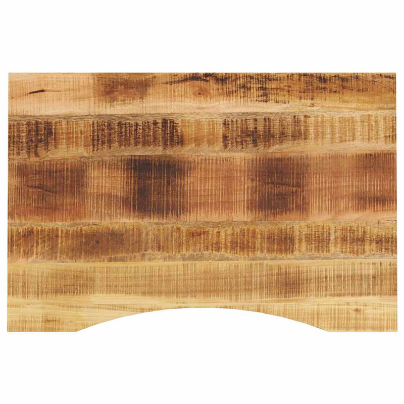 Bois de manguier massif naturel brut, H 1 po x l 35,4 po x P 19,7 po