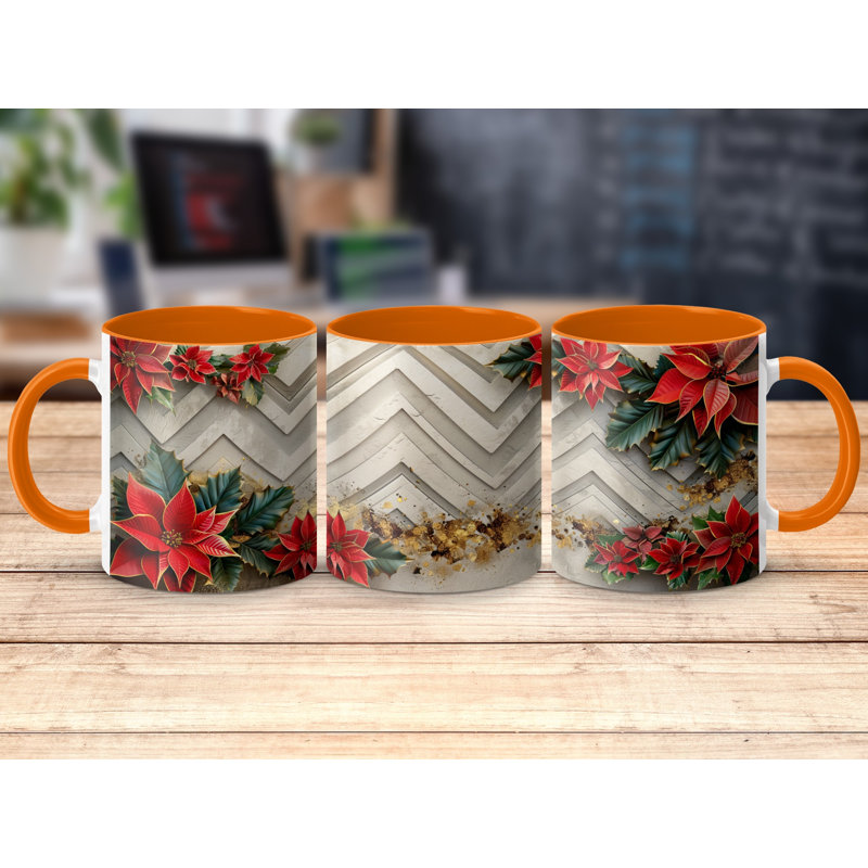 Ceramic Coffee Mug, Orange