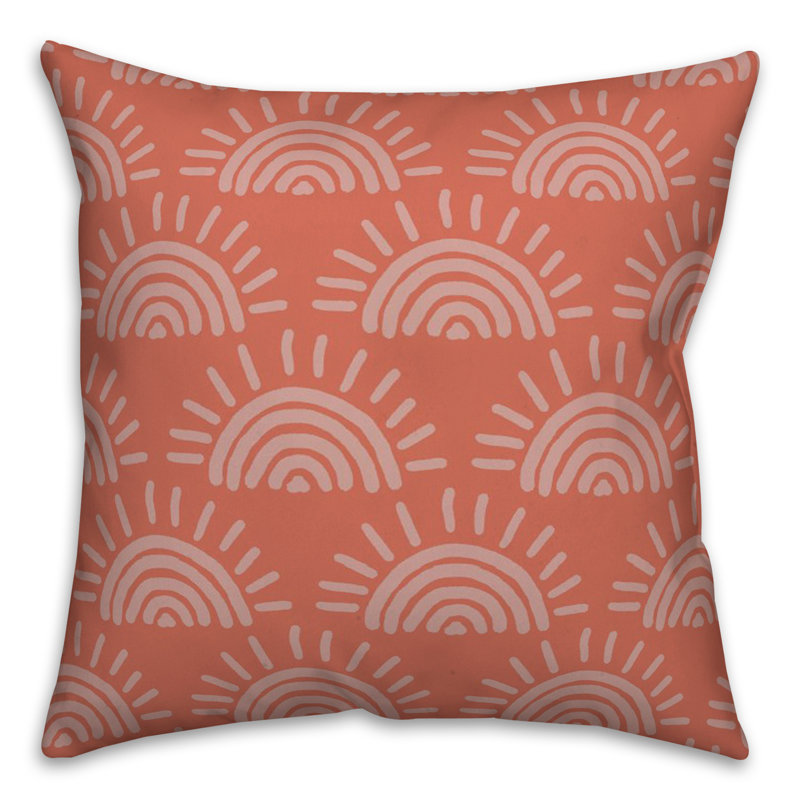 Reversible Throw Pillow, Pink