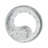 Modern Stoneware Vase Sculptural Design Marble Effect Finish Decorative Accent for Home Office Bedroom Living Room Decor - 4" White