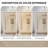 60" W x 35" H Freestanding Bathroom Solid Wood Vanity With White Cultured Marble Countertop And Ceramic Double Sink,Oak-1705937728-1705937730