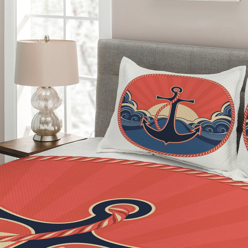 Coastal Polyester Coverlet