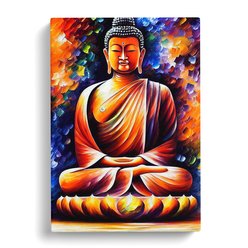 View Of Buddha No.1 - Wrapped Canvas, 60cm H x 40cm W x 3cm D