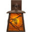 Rustic Lodge 1 - Light Outdoor Wall Lantern-16183320-16183323