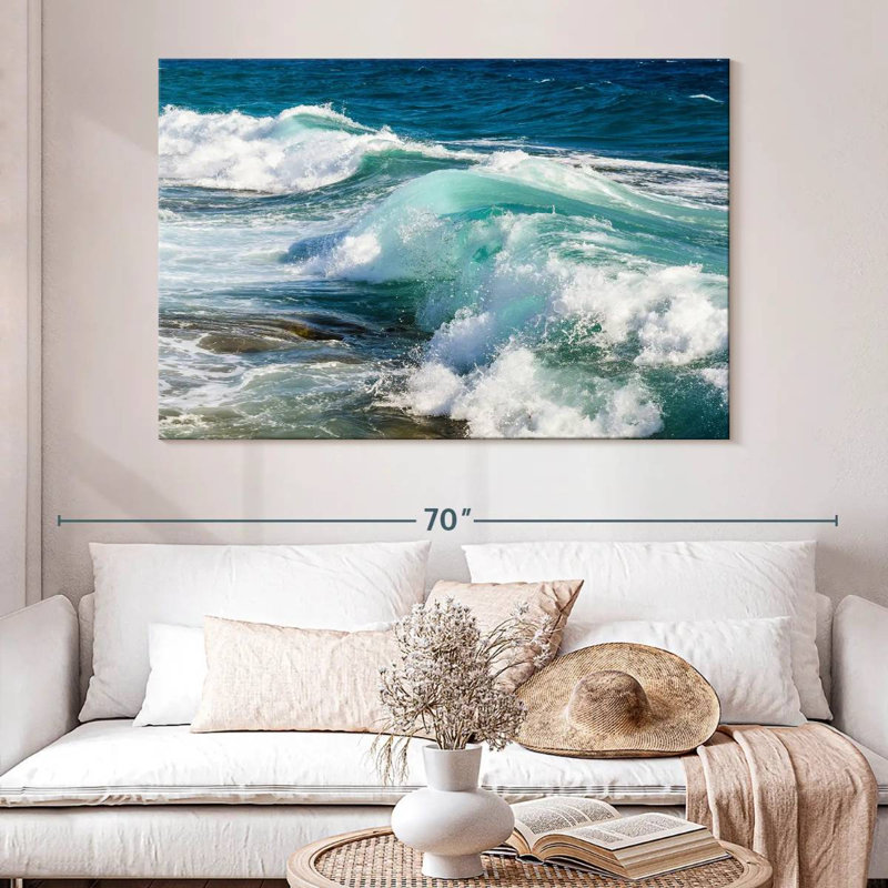 Côte de verre de mer Gillard, H 34 po x l 51 po