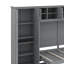 Grand lit escamotable avec armoires