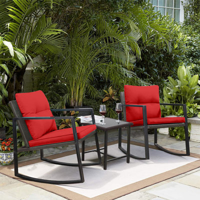 Ensemble de chaises bistro en osier pour patio Patio