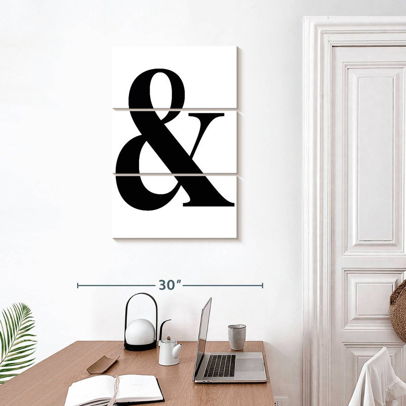 Esperluette Tergel Minimalist, H 32 po x l 20 po