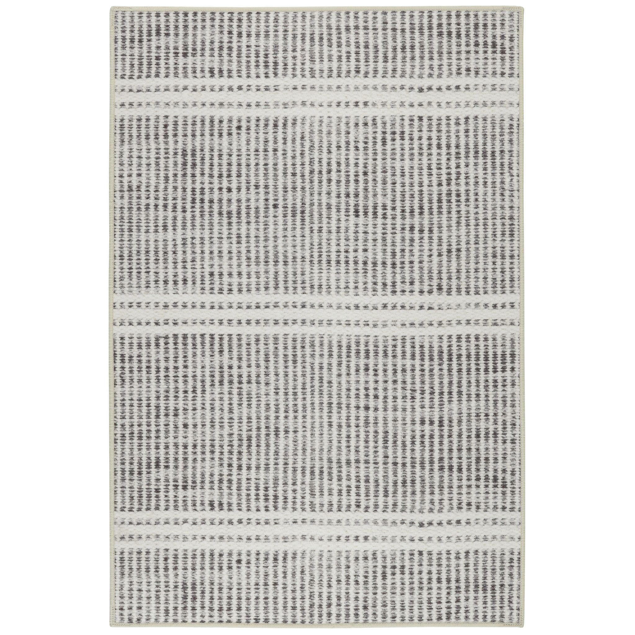 Dash and Albert Rugs Malta Grey Machine Washable Rug & Reviews Wayfair