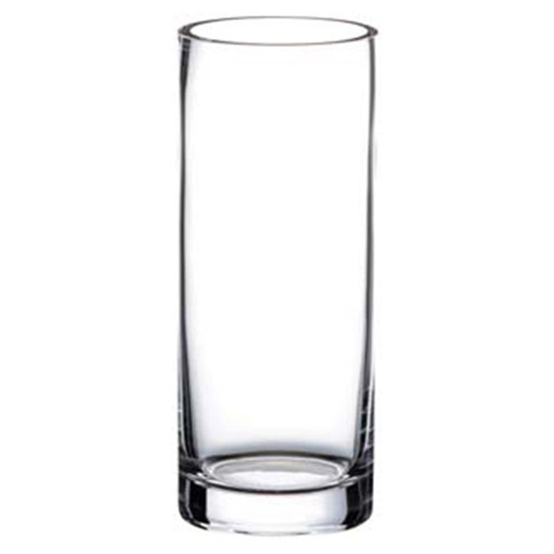 Vase de table en verre transparent Senses, H 10 po x l 4 po x P 4 po