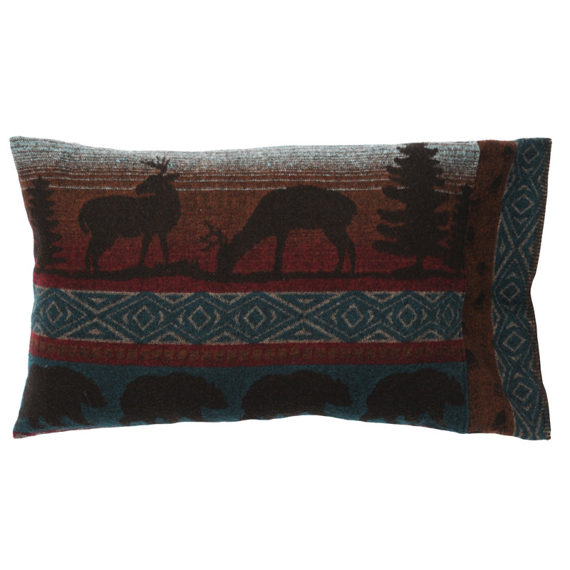 Taie décorative Wooder River Deer Meadow II - très grand - 20 x 40, Très grand lit