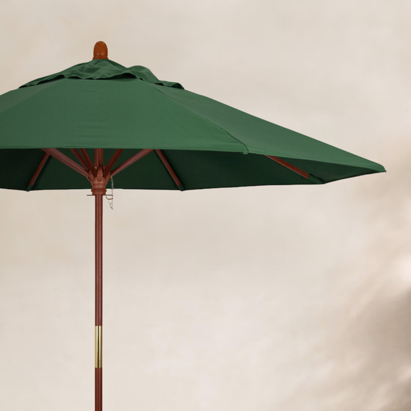 Manford 9' Umbrella, Hunter Green Performance