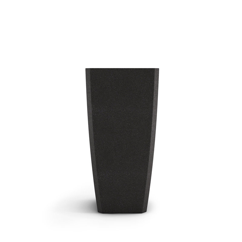 Quartet Concrete Planter, Dark Gray, 36" H x 18" W x 18" D