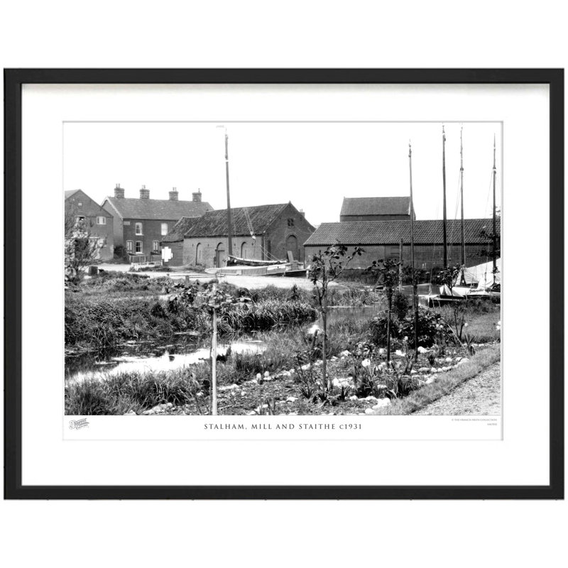 Stalham, Mill And Staithe C1931 by Francis Frith - Single Picture Frame Print, 45cm H x 60cm W x 2.3cm D