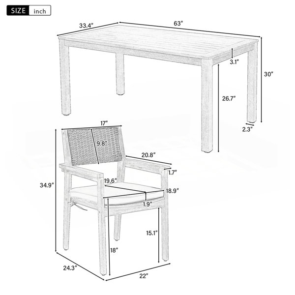 Dimensions du produit