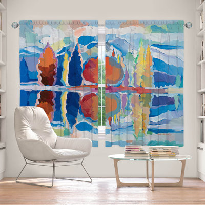 Delaini Room Darkening Curtains / Drapes Pair