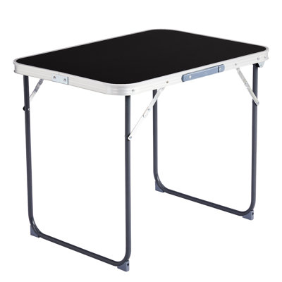 Table d'extérieur pliante, portable, en alliage d'aluminium, rectangulaire, pour les réunions de famille, les pique-niques, les voyages en camping, les buffets ou les barbecues