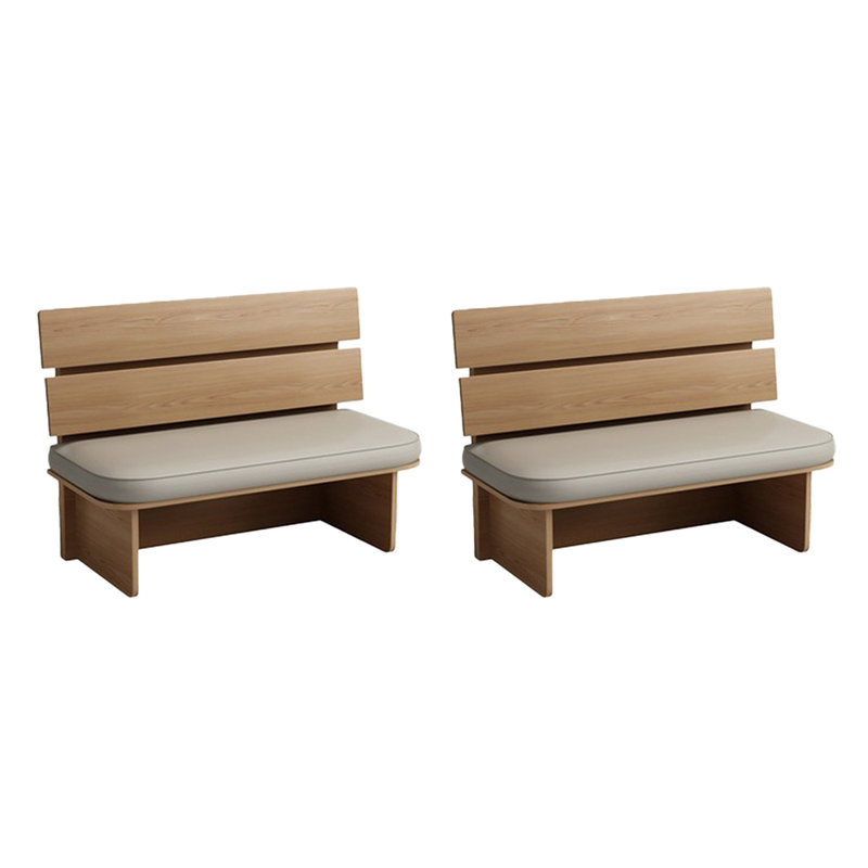 Banc rembourré en similicuir Cafe Bar