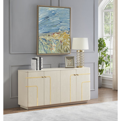 Crédence de rangement l 63 po Kikumi
