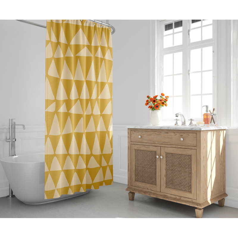 Rideau de douche Lulu, Jaune