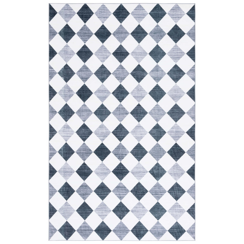 Janitra Clara Performance Machine Washable Geometric Rug, Rectangle 3' x 5'
