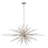Orbital Oval Linear Pendant - 24"D x 48"W x 24"H - Gold Dust