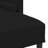vidaXL Sofa Set with Cushion 2 pcs Black Polyester