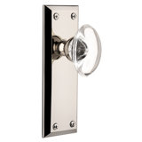 Grandeur Fifth Avenue Plate Single Dummy with Provence Crystal Door Knob