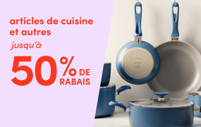 articles de cuisine et autres en solde