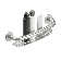 PLUS Shampoo Shelf 16" in Brushed Stainless, Decorative Grab Bar with Shelf (500 lb. Capacity)