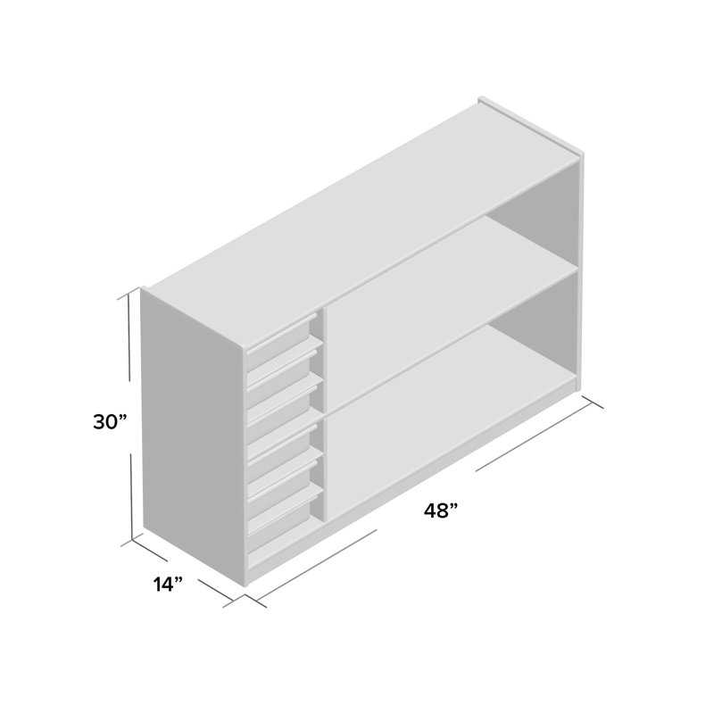 Tablette de rangement avec plateaux, Translucide, Oui