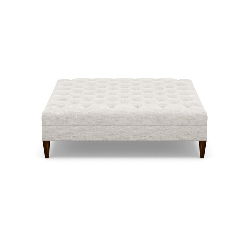 Square Ottoman, Walnut, 3906-73