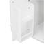 Meuble-lavabo 46 po sans lavabo, armoire seulement, 6 tiroirs à fermeture en douceur et portes doubles avec tablettes à 2 niveaux, pieds en pin, blanc