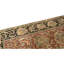 Hand Knotted Wool Area Rug in Rust And Black