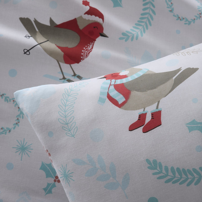 ROBINS Cotton Blend Duvet Cover Set with Pillowcases Included, Kingsize Duvet Cover + 2 Standard Pillowcases