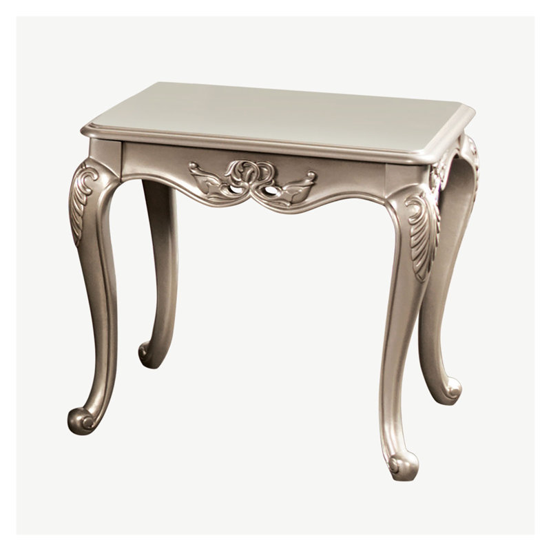 Table de bout en bois massif Traditional