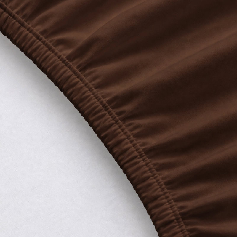 6-Piece Premium Deep Pockets Microfiber Sheet Set, Twin, Chocolate
