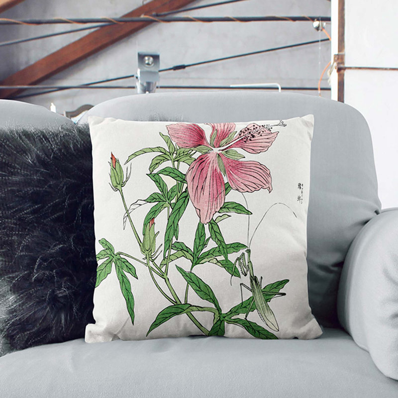 Square Throw Cushion, 55cm H x 55cm W x 20cm D, Stone