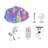APP-Controlled RGB LED Rope Light, 33-Ft Waterproof Color-Changing Strip with Remote, Music Sync, Timer, and Mounting Kit for Indoor and Outdoor Use