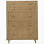 Ensemble de chambre à coucher 5 pièces Natural Cane-959147752-959147753-959147765