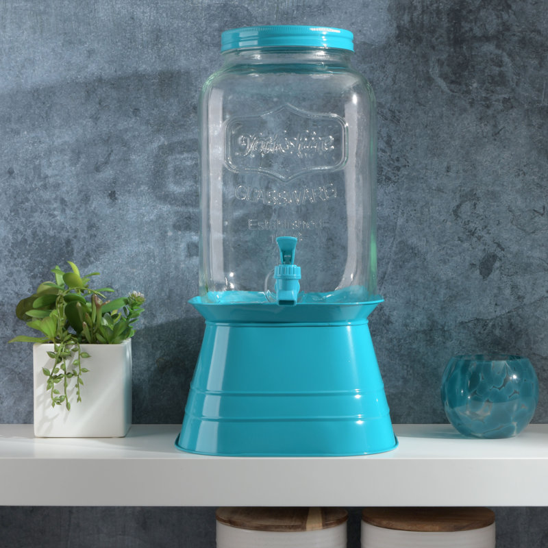 Chiara 256 oz. Beverage Dispenser, Blue
