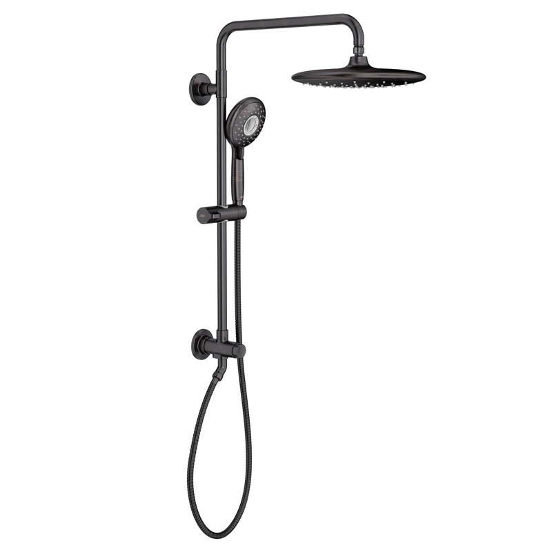 American Standard Spectra Versa Shower System with Rain Shower Head and Handheld Shower, Bronze