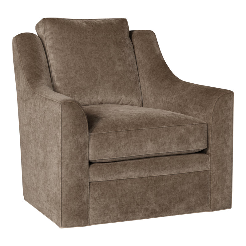 Fauteuil pivotant American Bungalow Nicholas, Terre Nadia