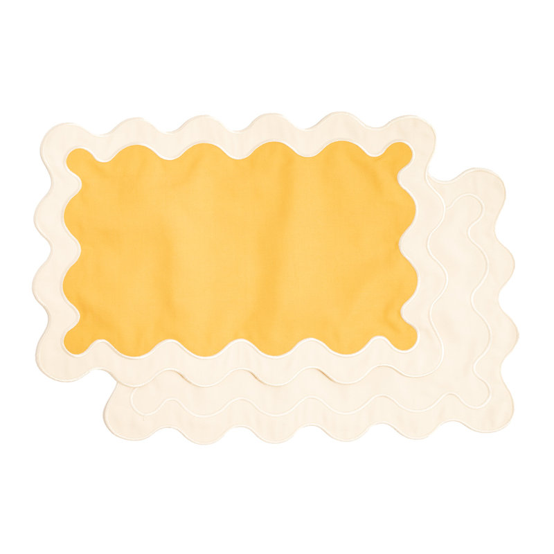 Polyester Rectangle Placemats, Mimosa