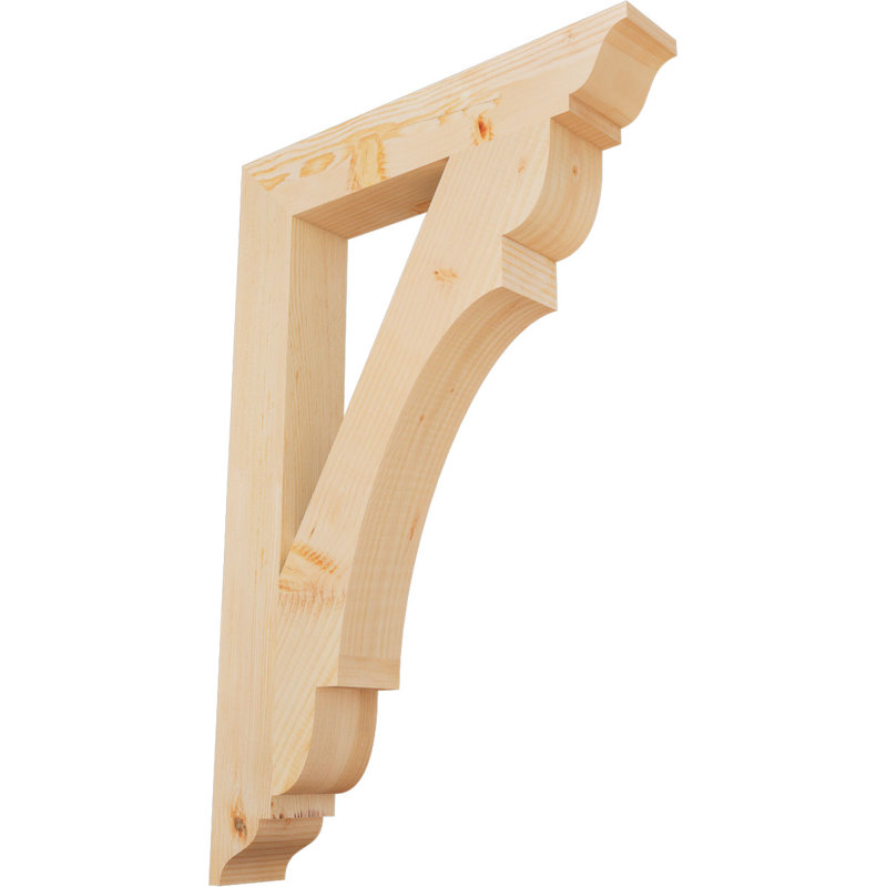 Support olympique traditionnel, H 36 po x l 3,5 po x P 24 po, Douglas (lisse)