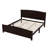 King Size Platform Bed, Solid Wood Platform Bed with Support Slats and Strong Structure, No Box Spring Needed, Espresso-1971586754-1971586752