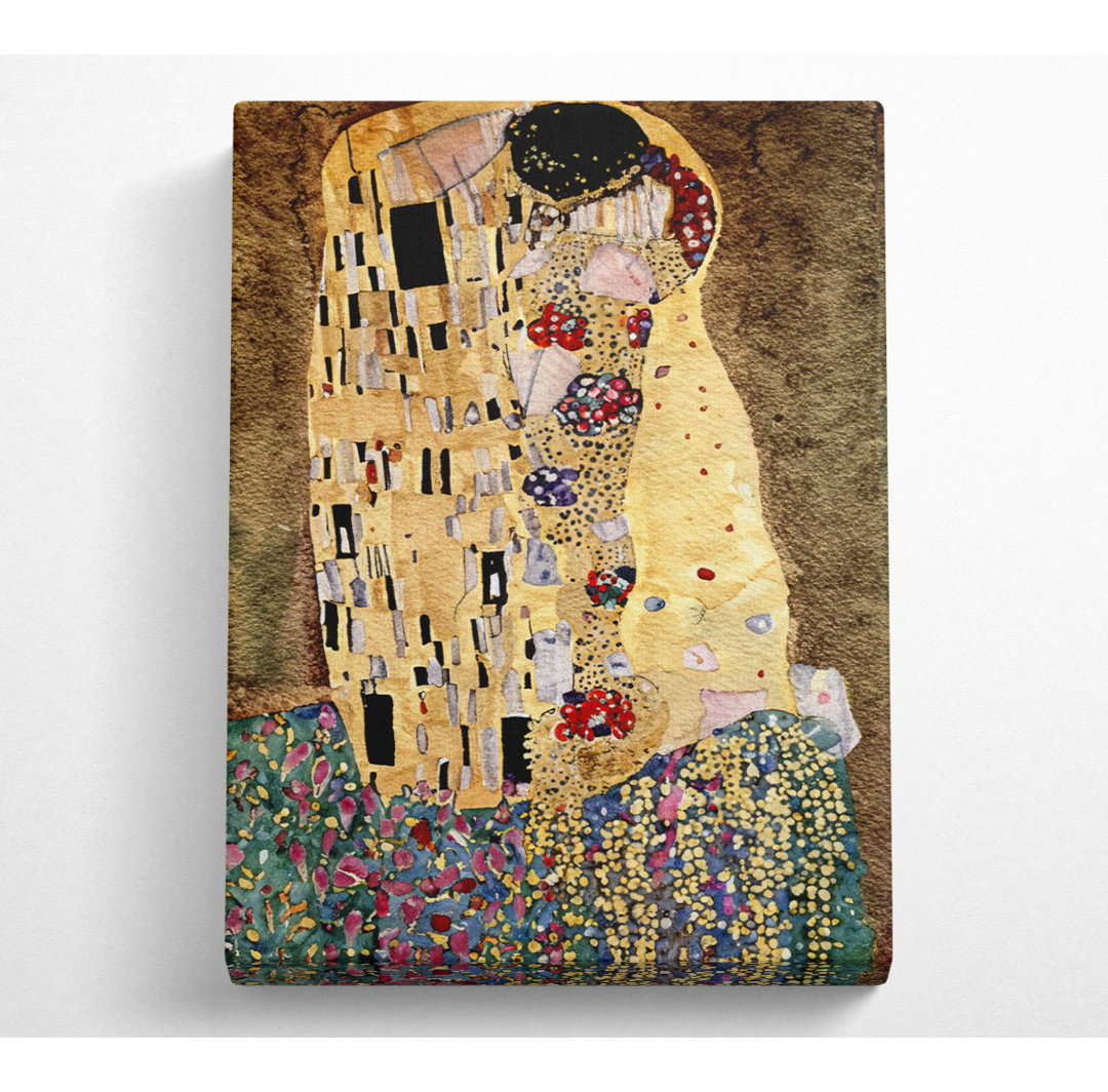 Klimt Der Kuss - Kunstdrucke auf Leinwand