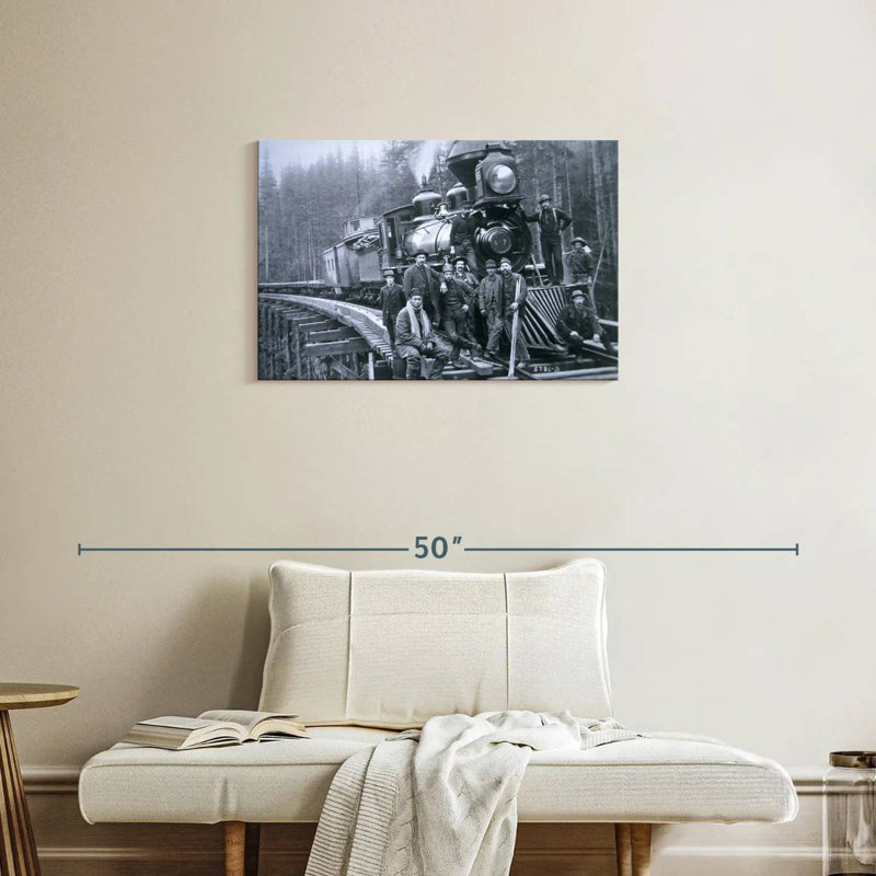 Lilie Railroad Construction Crew 1886, H 20 po x l 30 po