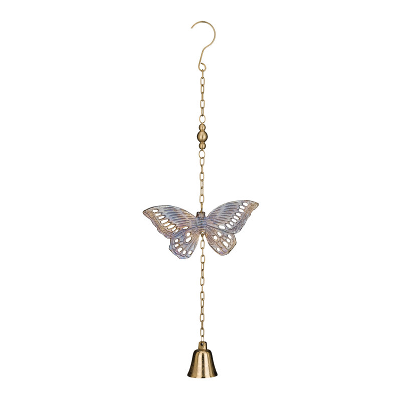 Cloche de jardin en fonte - papillon